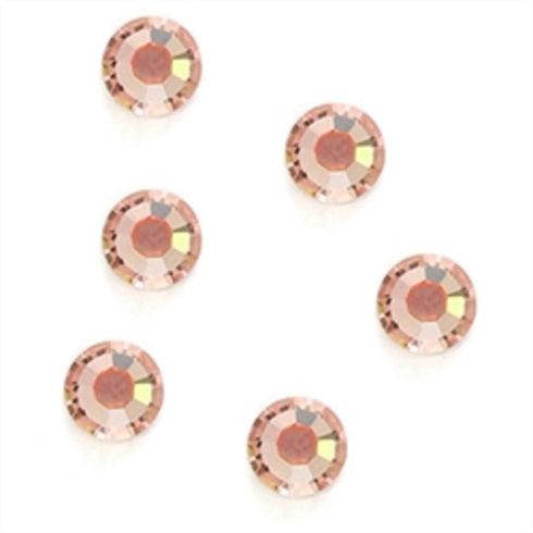 AussieSuperStore Jewellery Making Supplies SS30 - 6pcs Stellux HF Flat Backs Light Peach (in 3 sizes) Stellux HF Flat Backs Light Peach (in 3 sizes) | Jewellery Making Beads Supplies 9323823209506 STEL20003